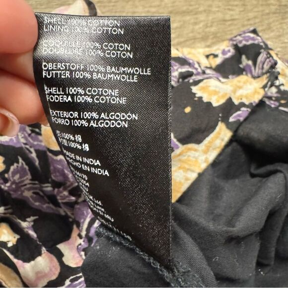 Free People End of the Island Godet Mini Skirt Washed Black Combo Size 2 - Picture 8 of 9